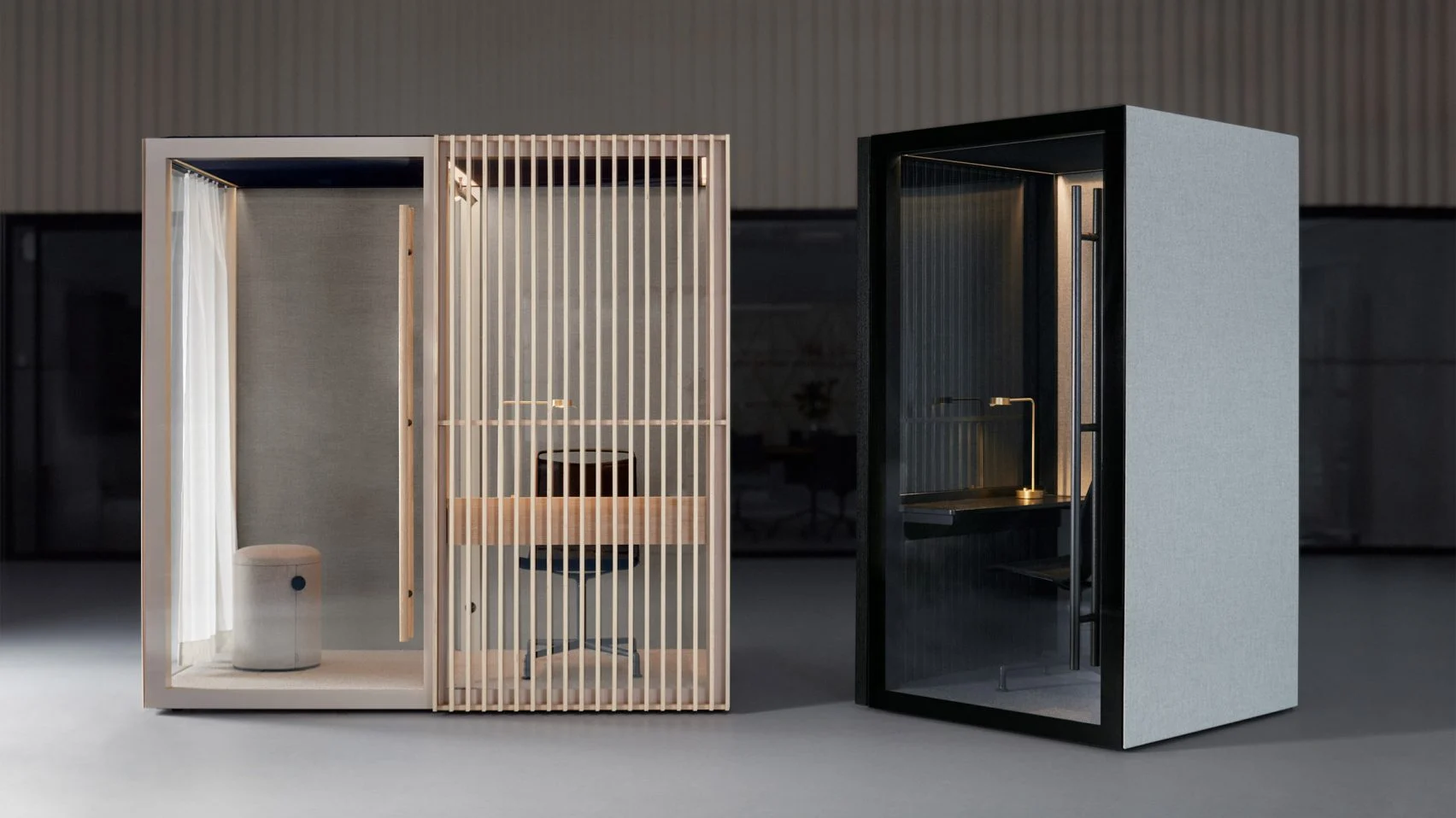 Harmony Pod office stall by Abstracta among new items on Dezeen Showroom