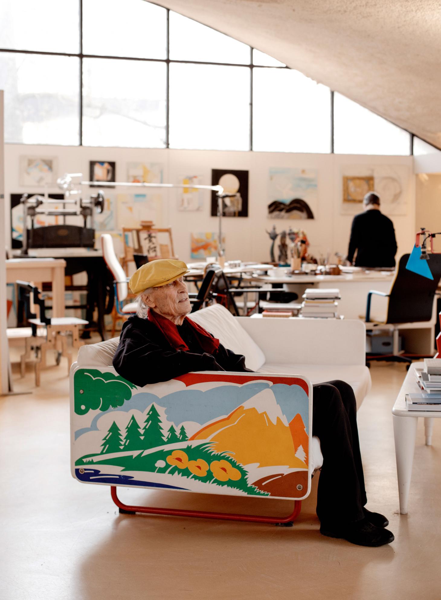 Yrjö Kukkapuro’s studio close to Helsinki is a sanctuary to the craft of plunking down